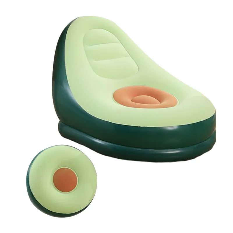 Inflatable Portable Sofa Folding Lazy Bean Bag Sofas Chair Pouf Puff Couch Tatami Living Room Footstool Inflatable Bed Set