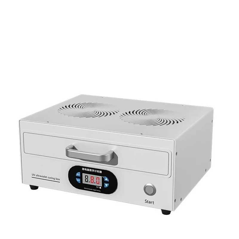 605 UV Curing Lamp 48pcs Light Box Repair Machine LED Lamp Mobile Phone Curved Screen Glass LOCA Curing Light