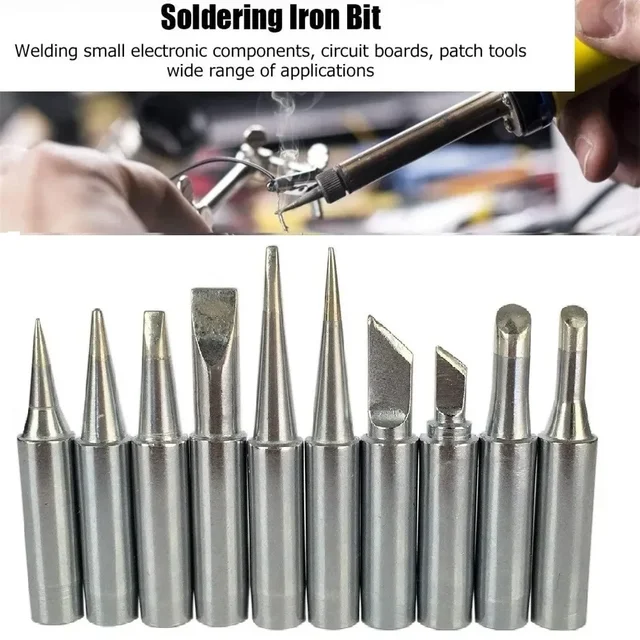 10 SZTUK grotów lutowniczych 900M do HAKKO 933 936 937 376 907 913 951 898D 852D+ 878AD do Atten Quick Aoyue Yihua Iron Station