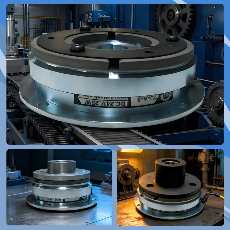 TLF Tianji OEM 24 فولت محرك صغير براثن مغناطيسية كهربائية/قابض كهرومغناطيسي لصانعي الأنابيب أجزاء آلات لف الأسلاك #2