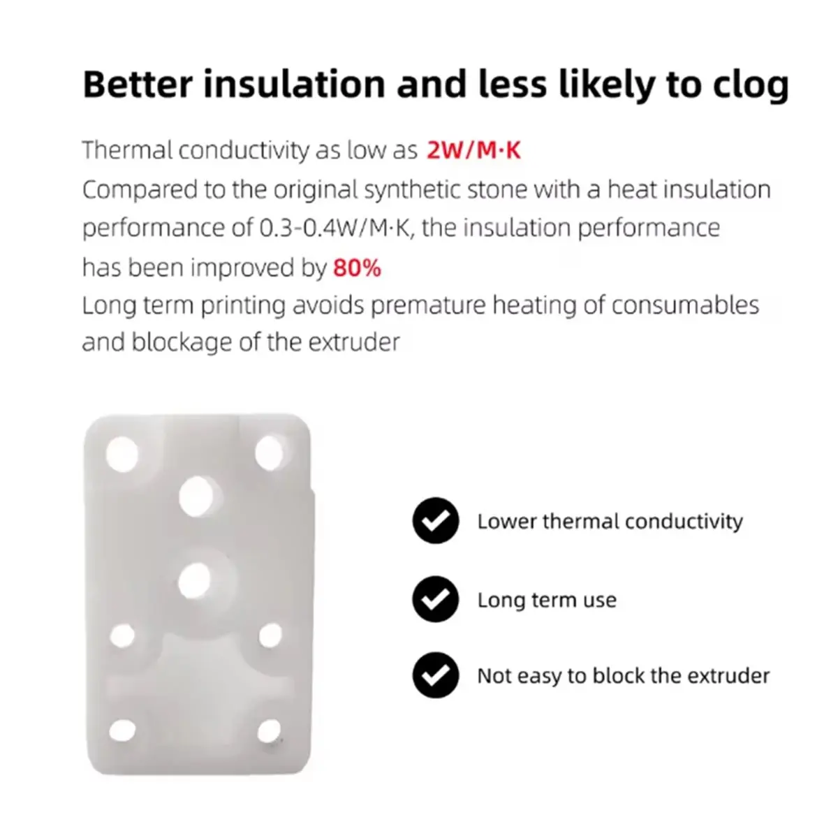

(FDDT) 2set for Bambu Lab A1/A1 Mini Hotend Upgraded Heating Assembly High Temperature Resistance Hotend Mounting Accessories