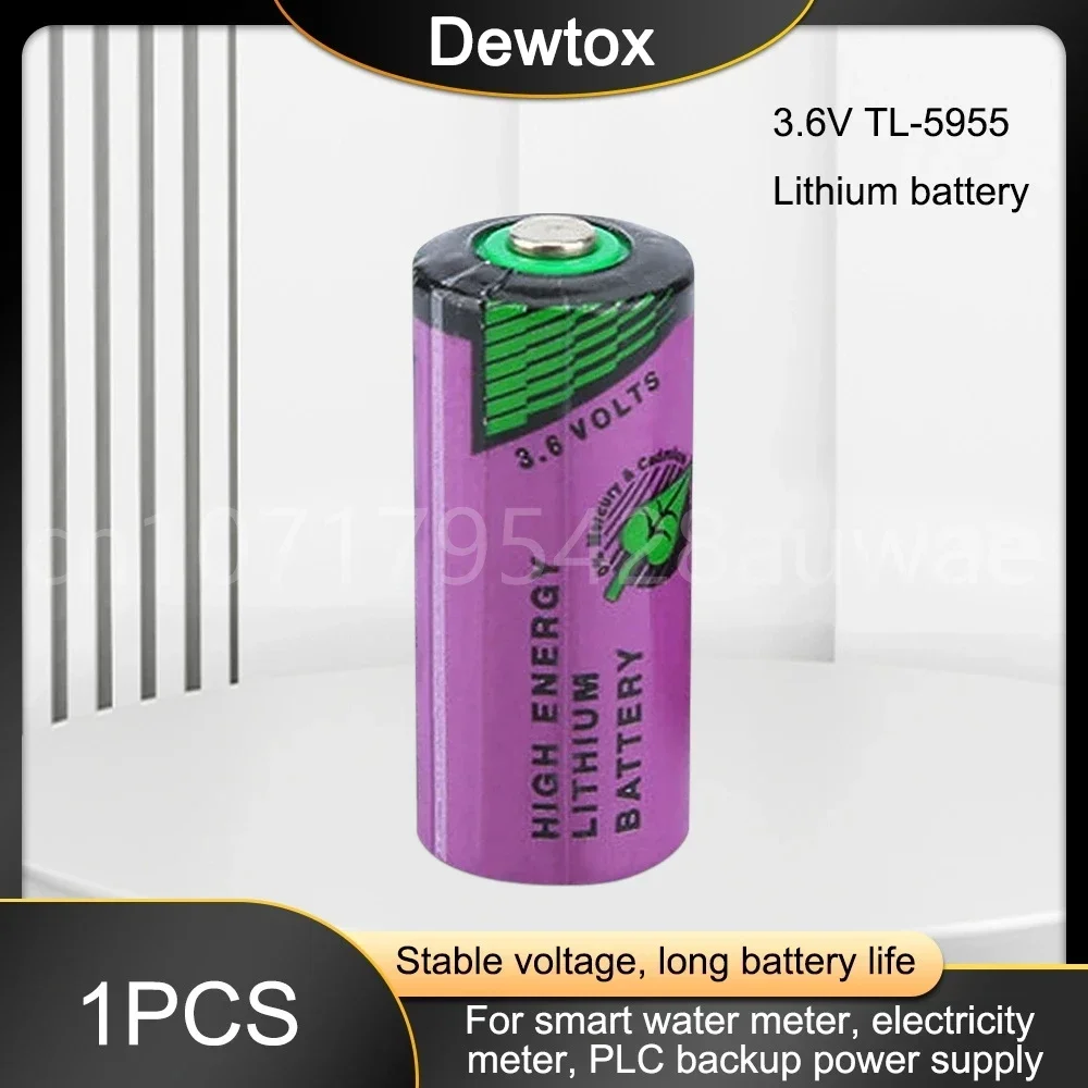 1 قطعة TL-5955 14335 1650mAh 2/3AA 3.6V بطارية ليثيوم إنذار الدخان كاشف كبريتيد الهيدروجين بطارية استبدال ER14335