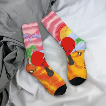 Inverno caldo Hip-hop Unisex Bad Bunny Un Verano Sin Ti calzini calzini da calcio che assorbono il sudore
