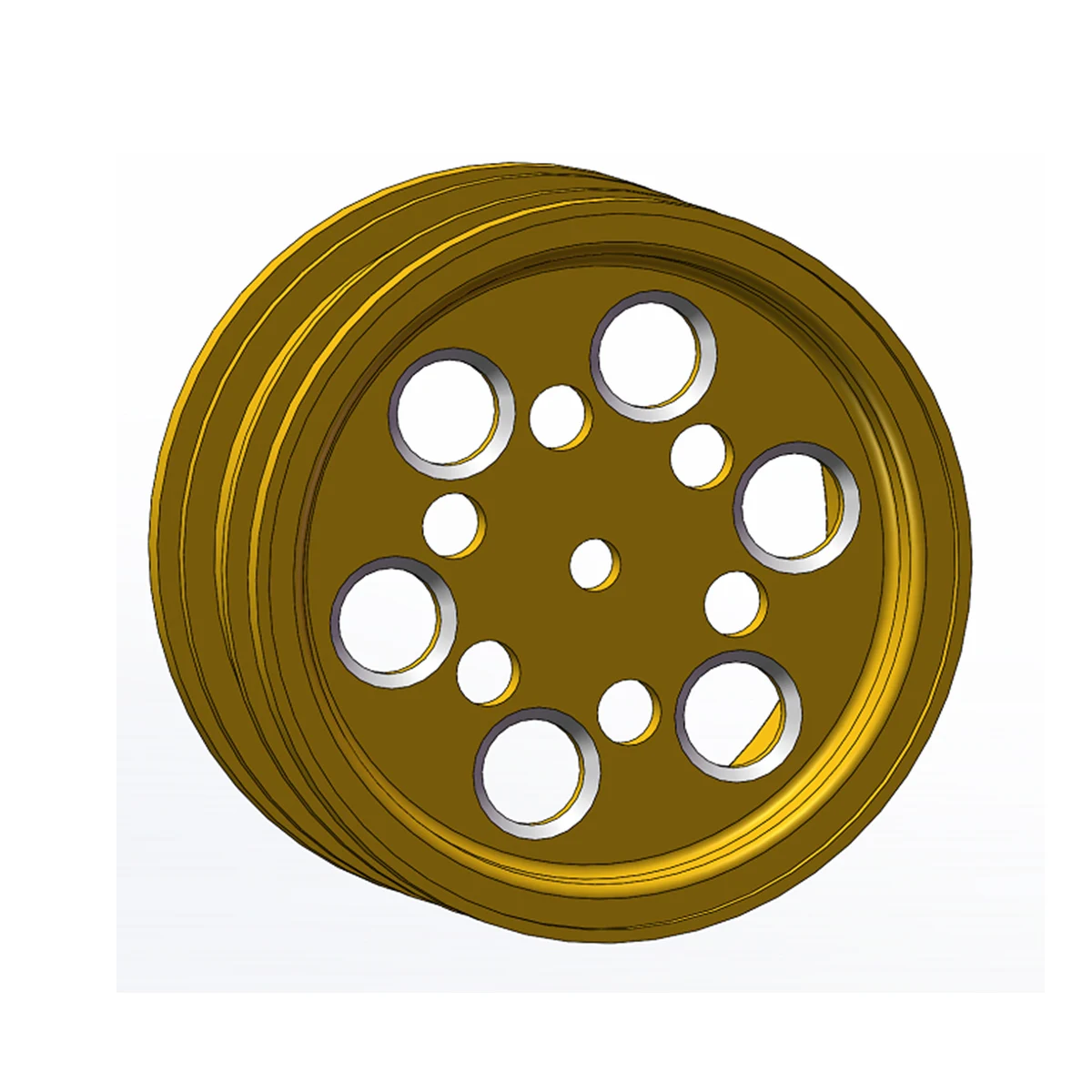 アルミ合金ホイールハブセット タミヤ スーパーホットショット ビッグ