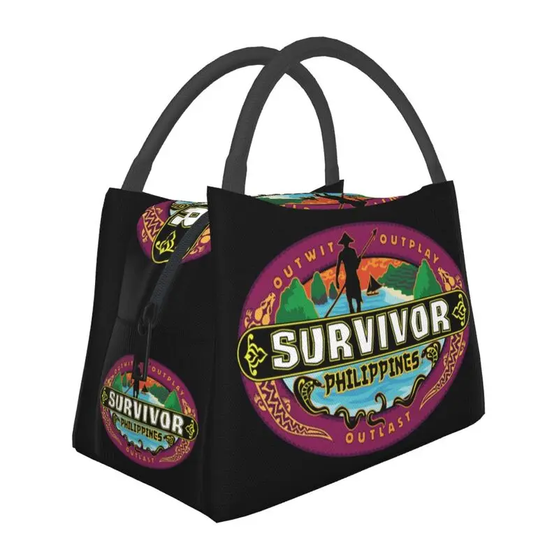 

Изолированная сумка для обеда Reality TV Survivor Philippines для кемпинга, путешествий, водонепроницаемый холодильник, термобокс для завтрака для женщин