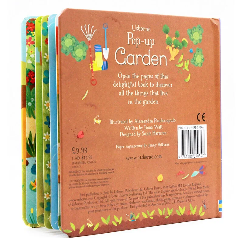 Usborne Pop-Up Garden 3D, Children's books aged 3 4 5 6, English