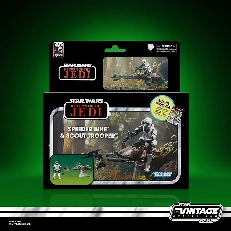 

In Stock Star Wars: Jedi Returns The Retro Speeder Bike Set Action Figure Model Toy Collect Desktop Ornaments Boy'S Gift