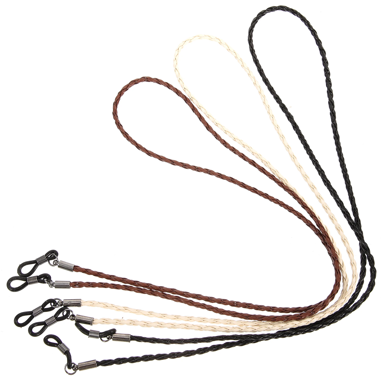 

3pcs Holder Lanyards Eyeglass Accessories for Men Glasses Lanyard Men Women Kids Sports Strap Black Brown Beige Outdoor