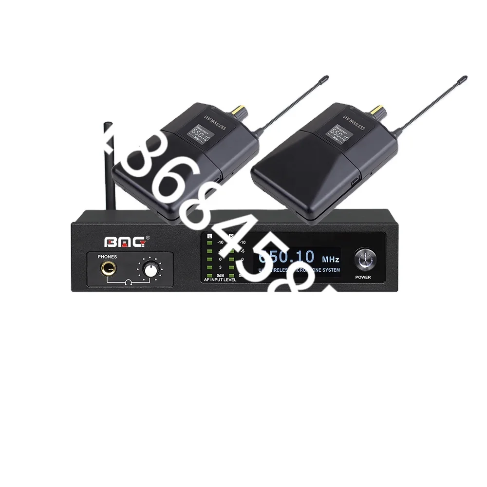 

IEM-580 System UHF In-ear Monitor System On-Stage Monitor System Recording Studio 300iemg2 G2 2 Receiver +Transmitter