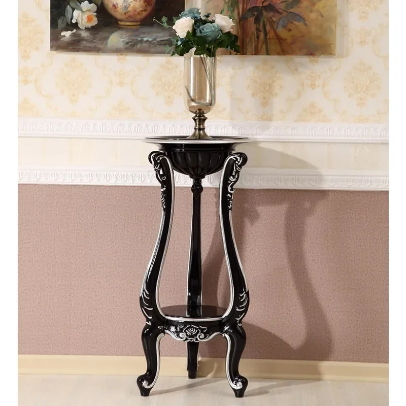 Spot European flower stand, neoclassical flower stand, living room decorative stand, bonsai , solid wood flower furni