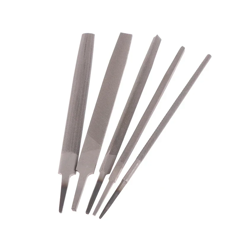 

1/5Pcs 6 Inch Steel Files Set Flat/Round/Half Round/Triangle/Square For Metalworking Woodworking Steel Rasp File Flat