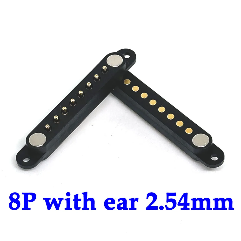 2P 3P 4P 5P 7P 8Pin DC Magnetische Pogo Pin Stecker Pogopin Männlich Weiblich 2A Wasserdichte Hohe Strom Federbelastete Steckdose
