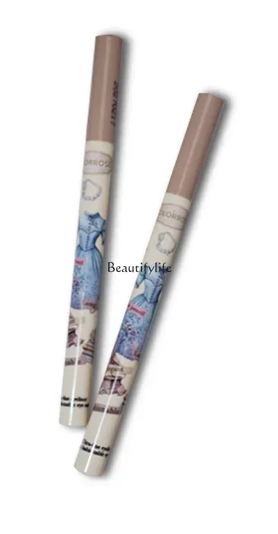 

Four Fork Eyebrow Pencil Waterproof and Durable Non-Decolorizing Supernatural Female Earth Color Beginner Distinct Look