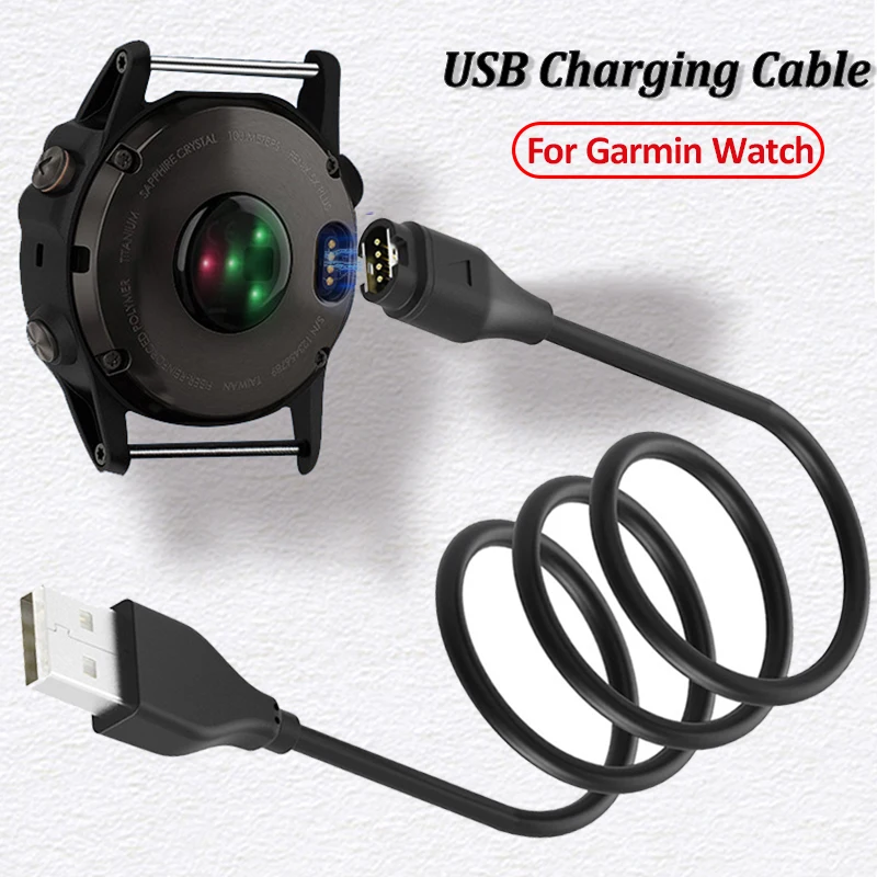 For Garmin Watch USB Charging Cable for Garmin Vivoactive 3 4s 935 USB Dock 945 245 Fenix 5S charger 5 5X Plus 6 6S 6X Pro Plug