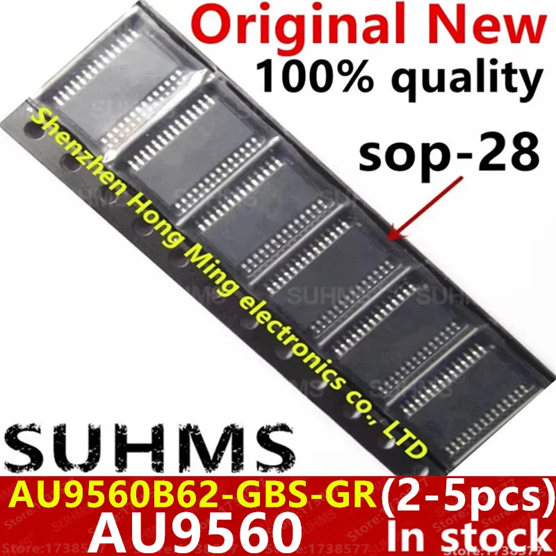 (2-5 piezas) 100% nuevo AU9560 AU9560B62-GBS-GR sop-28