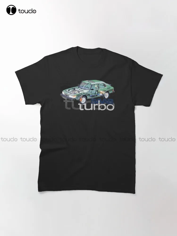 Saab 900 Turbo 9000, 93, 95, Swedish, Sweden, Car, Cars Classic T-Shirt Hawaiian Shirts For Women Xs-5Xl Streetwear All Seasons