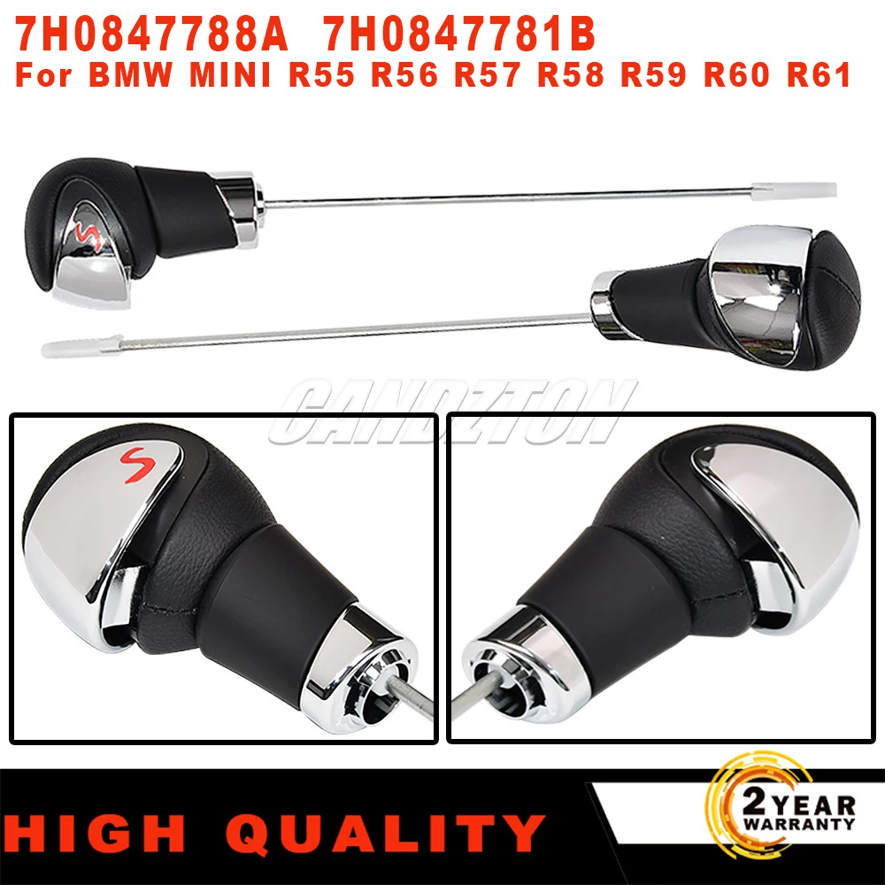 For BMW MINI R55 R56 R57 R58 R59 R60 R61 New Automatic Gearbox Shifter Lever Head Gear Shift Knob 25167584239 Car Accessories
