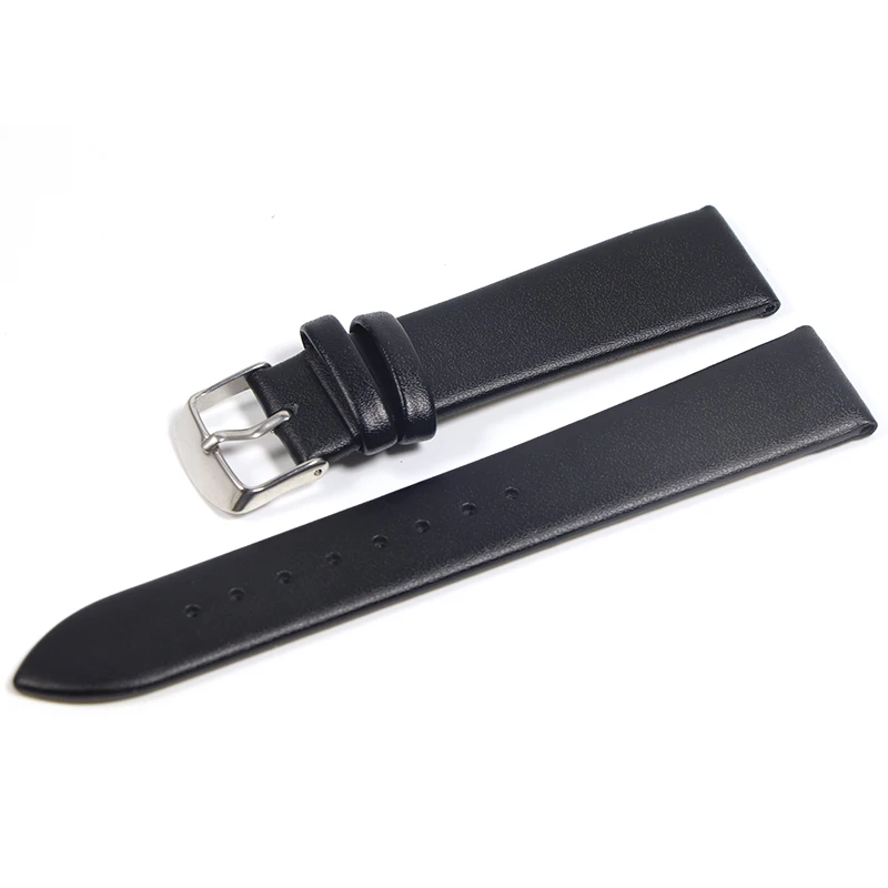 Ultra Thin Genuine Leather Watch Strap Band 12mm 14mm 16mm 18mm 20mm 22mm Watchband Soft Belt Cowhide Leather Straps