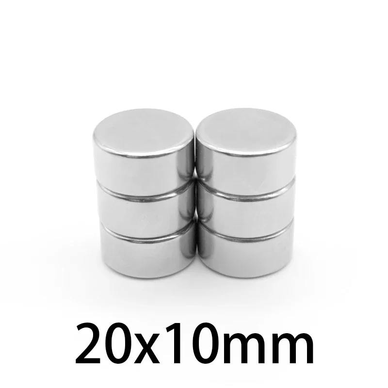 20x10mm Powerful Magnets 20mmx10mm Permanent Round Magnet 20*10mm Neodymium Magnetic Super Strong Magnet 20*10