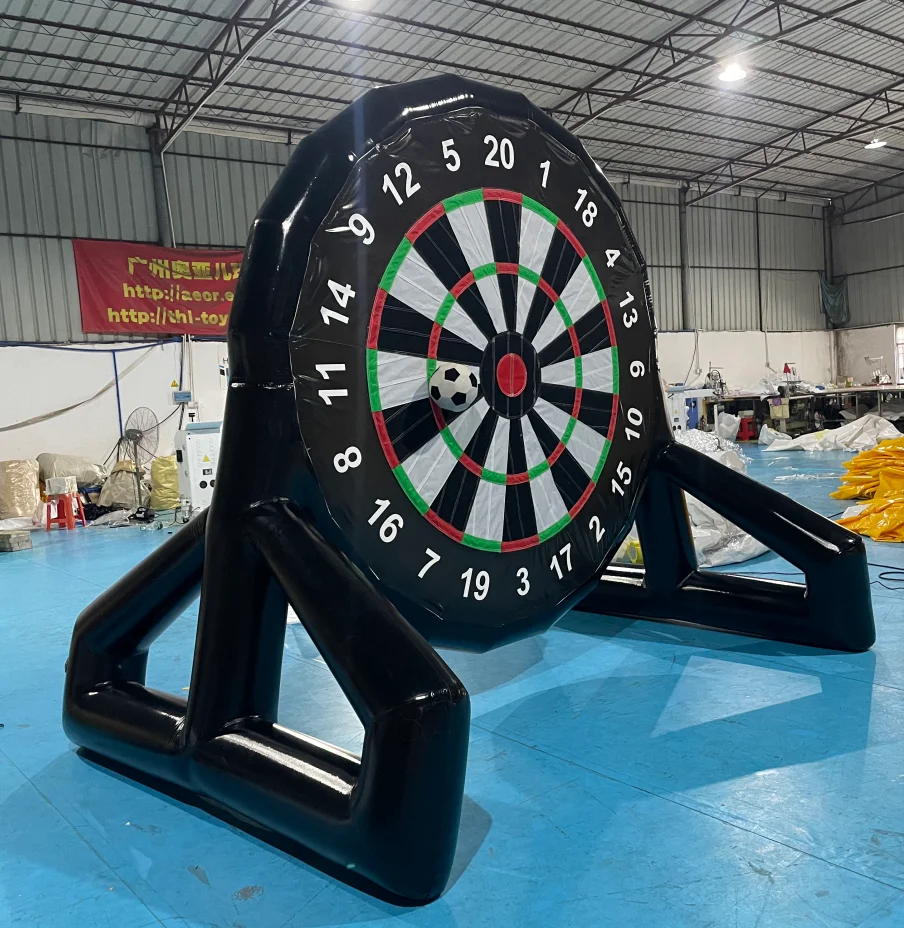 Promotion Inflatable Football Target Game Soccer Dart Boards Shooting Goal PVC Material Easy Setup Outdoor Party Games for Sale