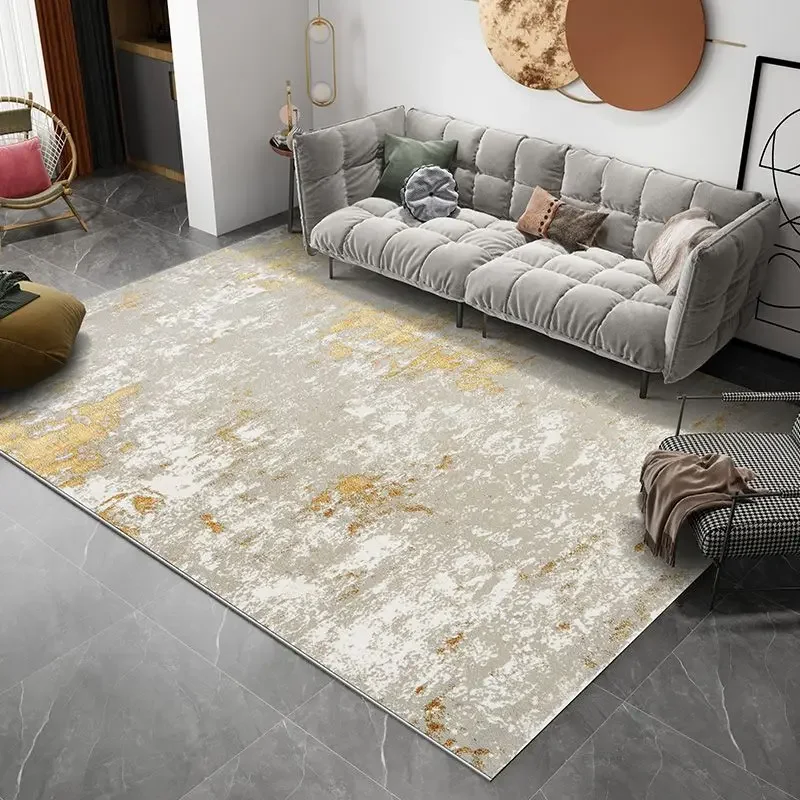 

Абстрактный декоративный домашний ковер светильник, роскошные коврики для гостиной, современный напольный коврик для спальни, нескользящий ковер для офиса и дивана