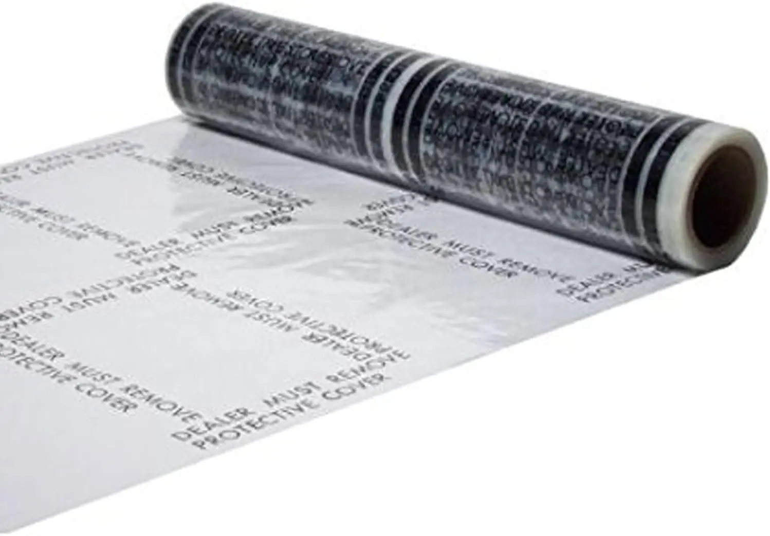 

Auto Adhesive Plastic Floor Mat, 4 mil | Perforated Every 24"(wide 60cm) | 100 Mats Per Roll | (60cm Wide, 50metre Long)