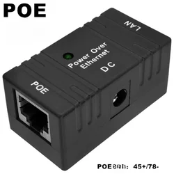 1000/100 Mbps 5V 12V 24V 48V/1A Rozdzielacz mocy wtryskiwacza POE do kamery IP Moduł adaptera POE Akcesoria