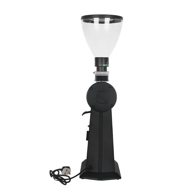 Commercial quantitative coffee grinder 98mm cutter plate anti-static coffee powder non-agglomerating coffee grinder