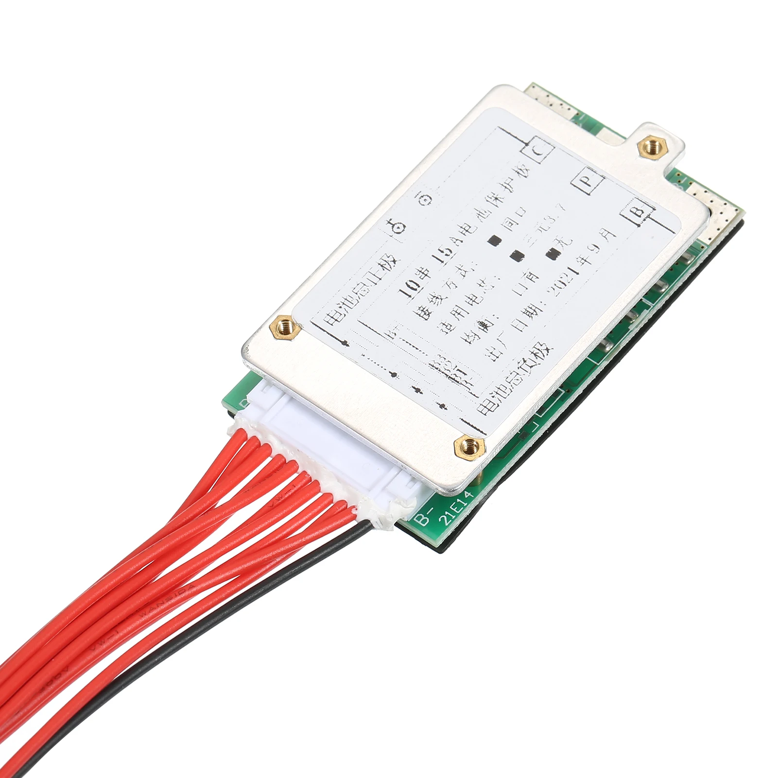 10S 15A 36V/37V Protections Board Li-ion Batterys BMS/PCB/PCM Board with Balance Function for E-Bike Electric Bicycle