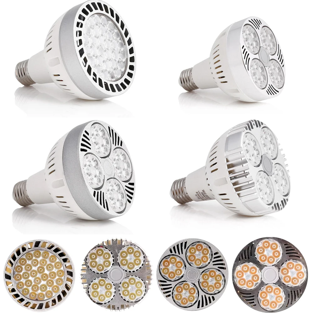 35W 45W PAR30 LED PAR Light E27 Lamp 220V Warm Neutral Cool White Spotlight 2835SMD Bright Spot Home Appliance Lights Decoration