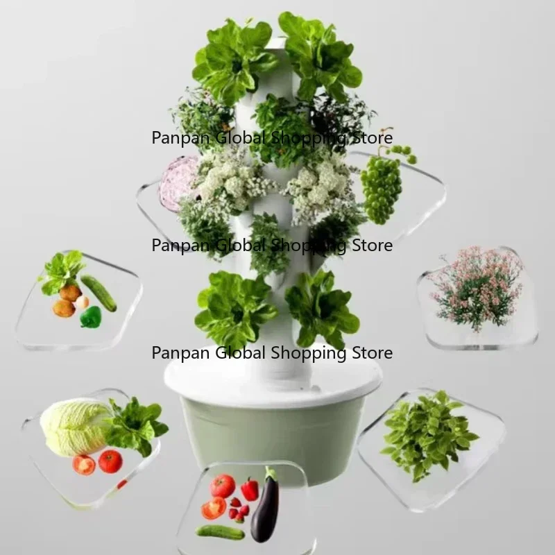 NEW Comercial Aeroponic Hydroponic Tower Garden Greenhouse Vertical Farming Growing Systems for Home Use Hydroponic Tower 5layer