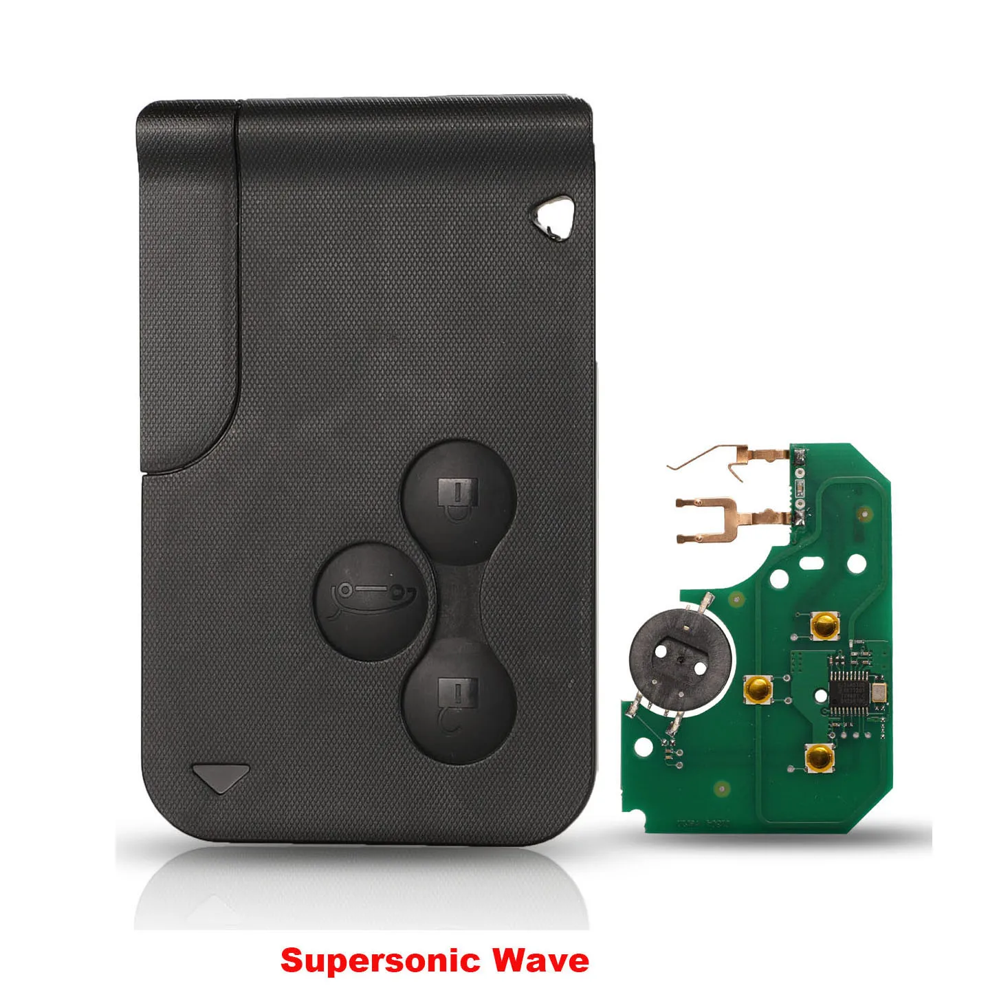 jingyuqin 3 Buttons 433Mhz ID46 PCF7947 Chip & Insert Small Blade Remote Smart Key Card For Renault Megane Scenic Grand