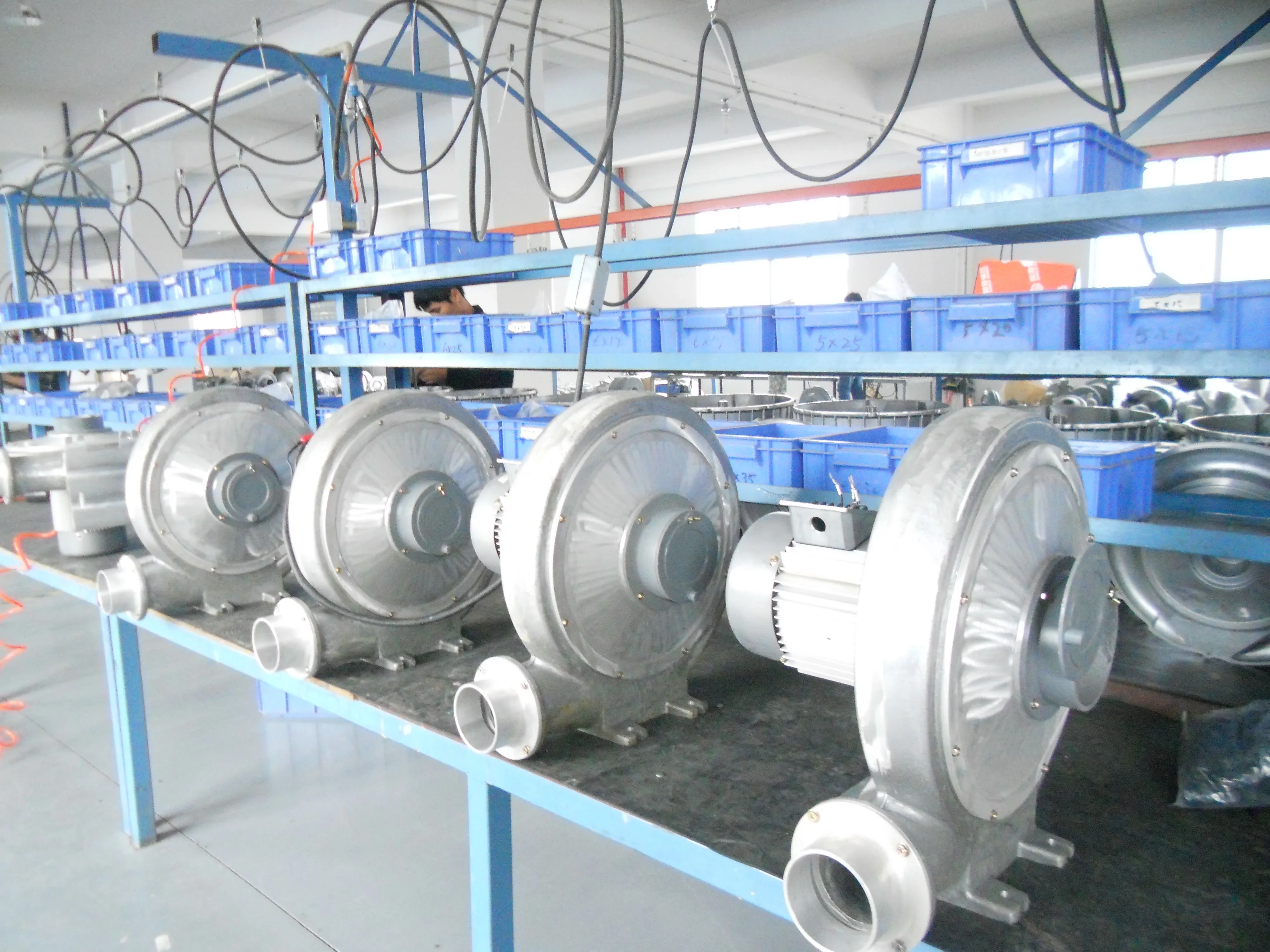 TB125-3 Power 2.2kw 3hp High Pressure Radial Centrifugal Blowers Manufacturers