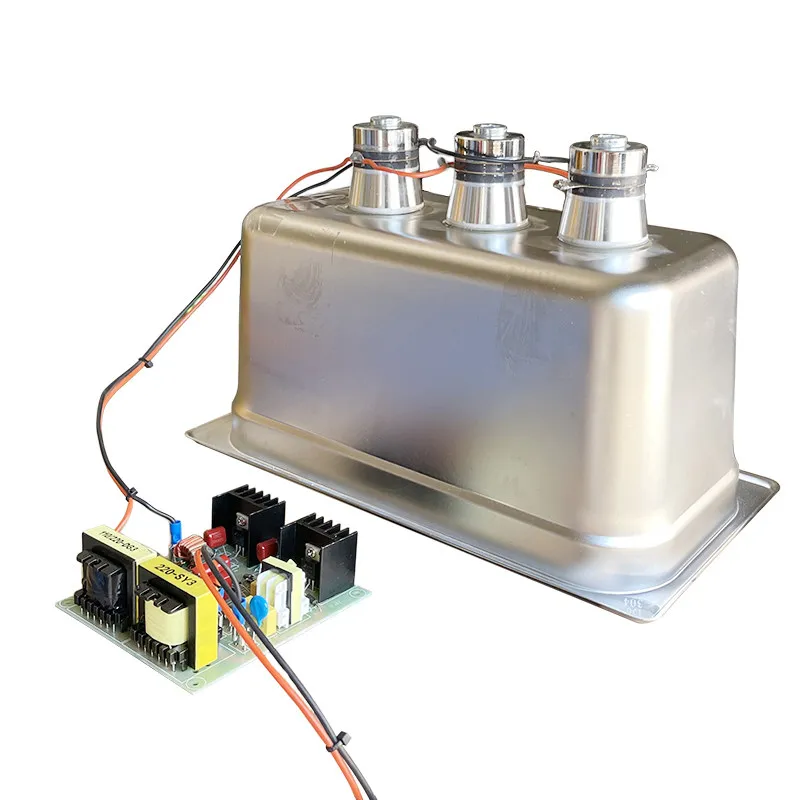 Ultrasonic cleaning machine work in progress Transducer cleaning basin 6.5L oil remover laboratory