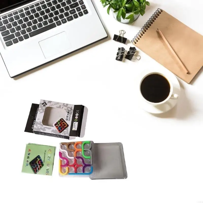 Corb Mind Bending Puzzle Game met kleurrijke rondingen Uitdagende game speelgoed geweldig voor 1Player en Friend Gathering