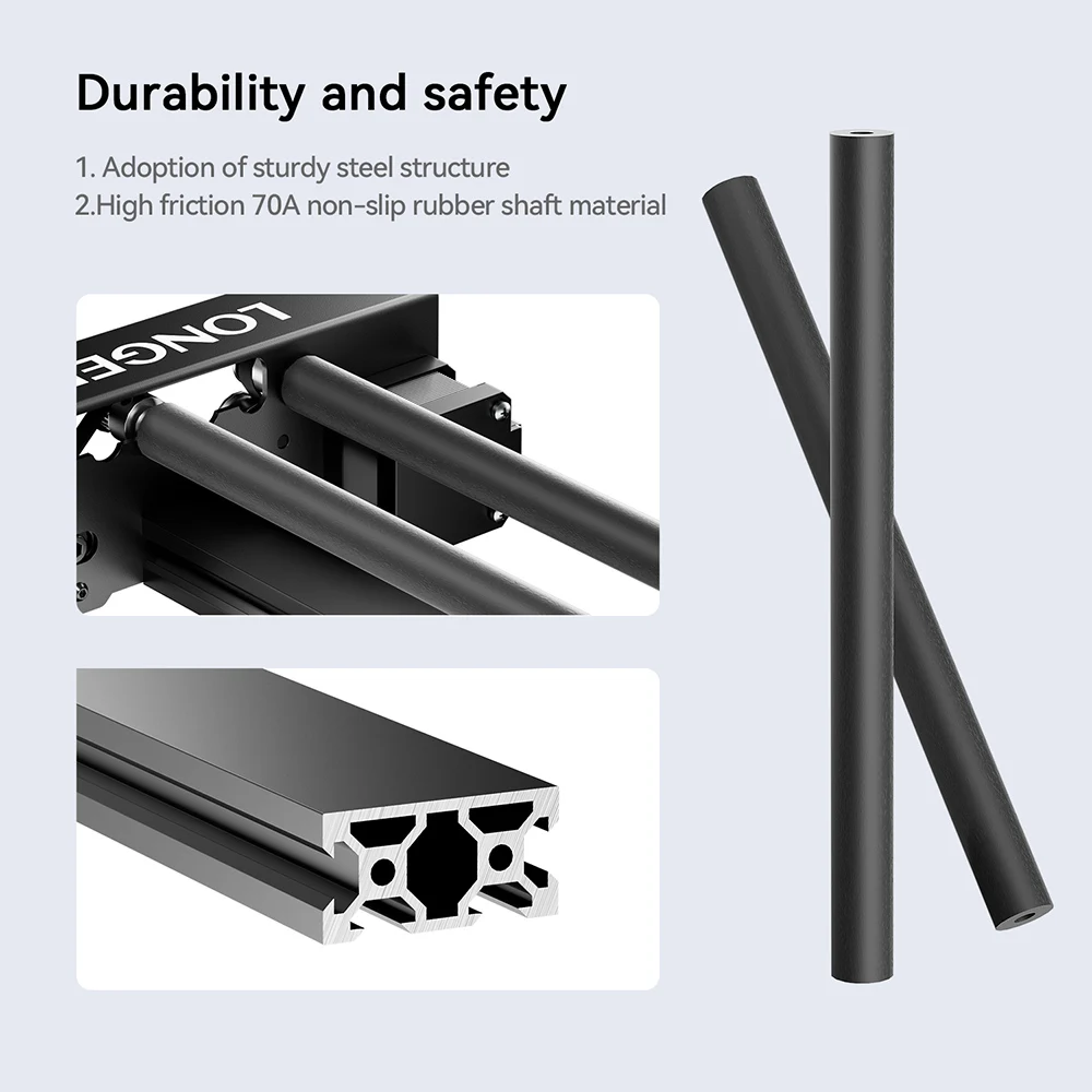 أسطوانة دوارة لمحور Y بالليزر أطول 360 درجة ° دوران قابل للتعديل 6-300 مم أقطار #5