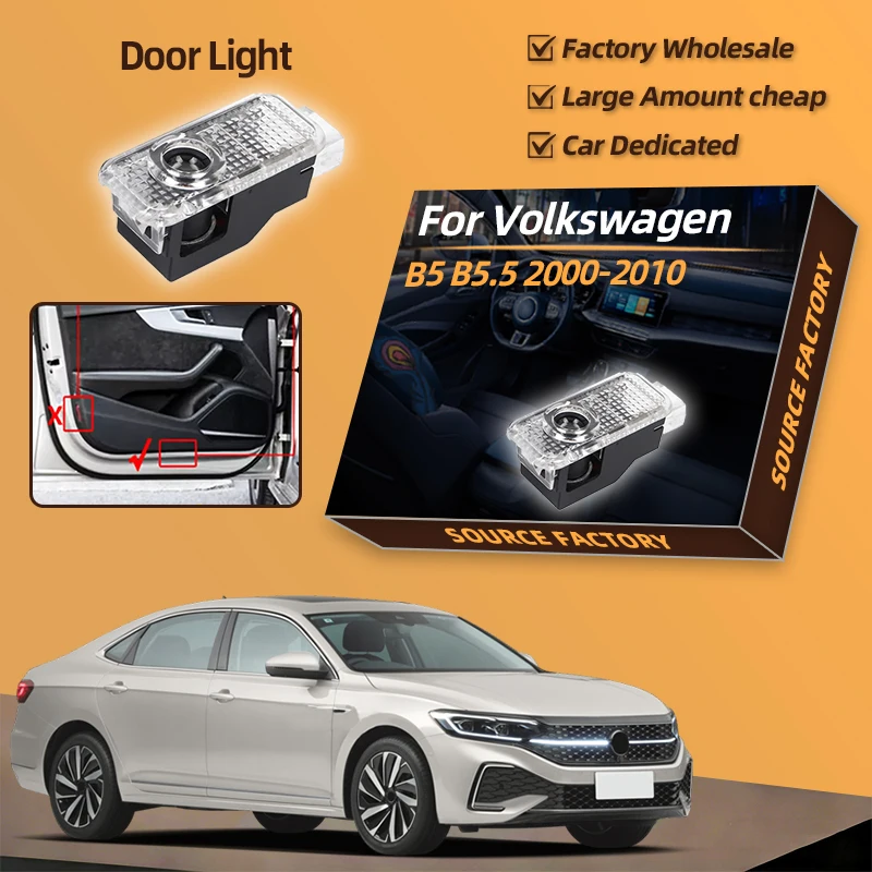 

2026 Горячие для VOLKSWAGEN VW Стайлинг молдинги светодиодные двери автомобиля Добро пожаловать призрак тень проектор огни аксессуары для VW Touareg 7L 20