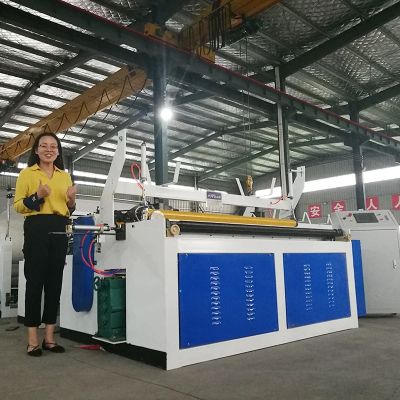 YG Semi or Full Automatic Small Tissue Paper Making Machine Toilet Paper Rewinding Machine