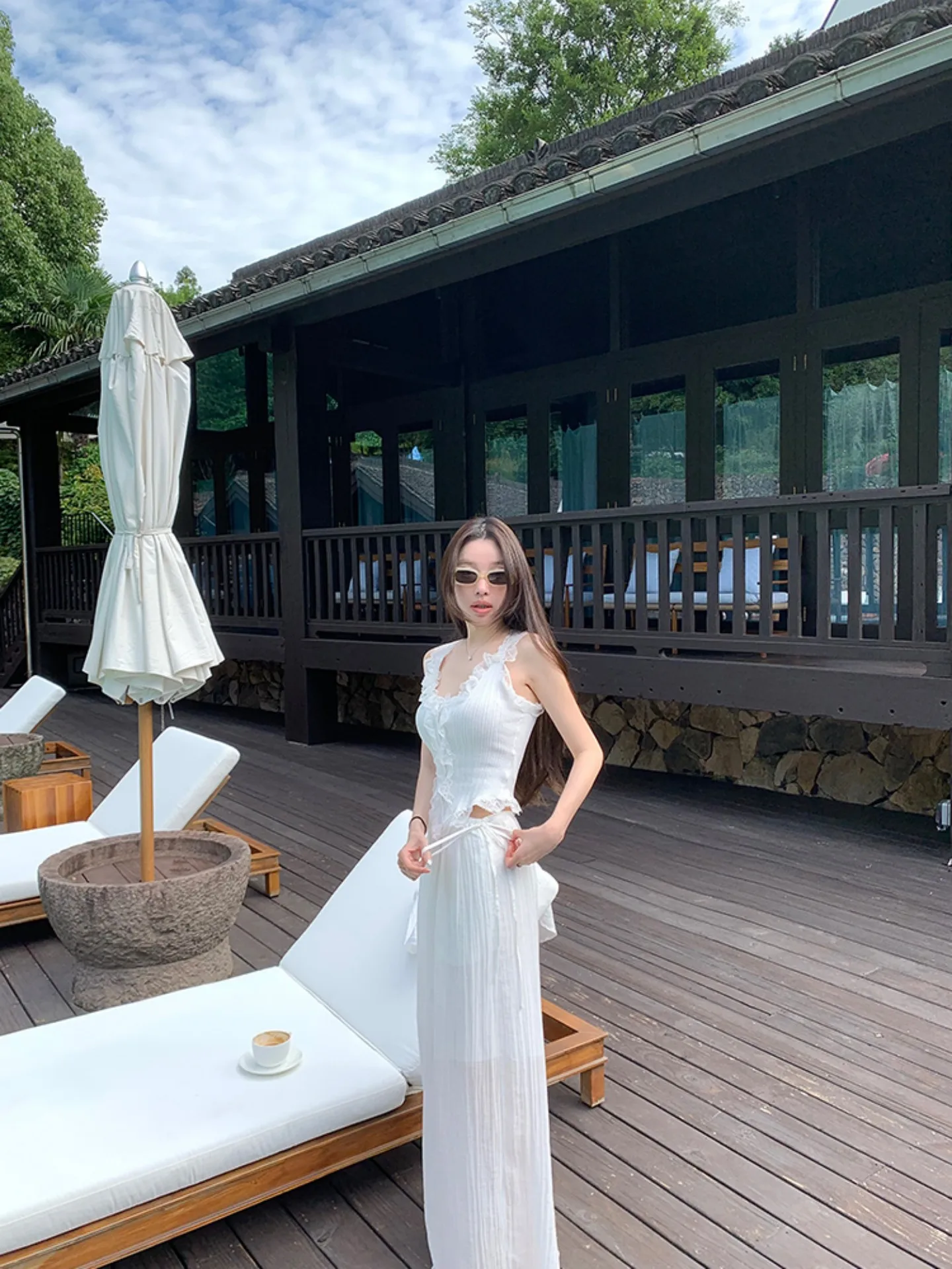 

Panda Jingjing Linen Wide Leg Pants Elastic Waist Loose Fit Casual Straight Cut Long Trousers for Women Commute Sle Summer ...