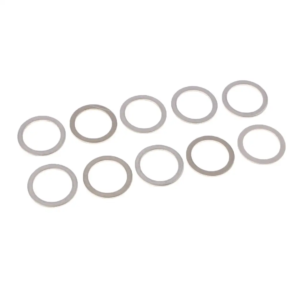 10Pcs/Set M18 Aluminum Engine Oil Drain Plug Crush Gasket Washers Seals for Toyota Lexus