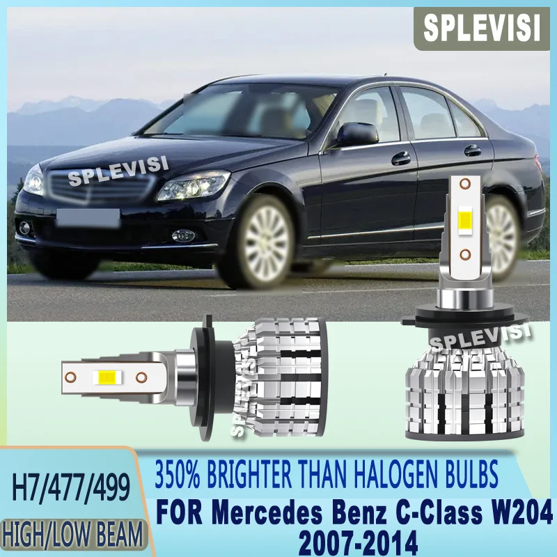 

Plug and Play Fast Heat Dissipation H7 LED HIGH/LOW BEAM For Mercedes Benz C-Class W204 2007 2008 2009 2010 2011 2012 2013 2014
