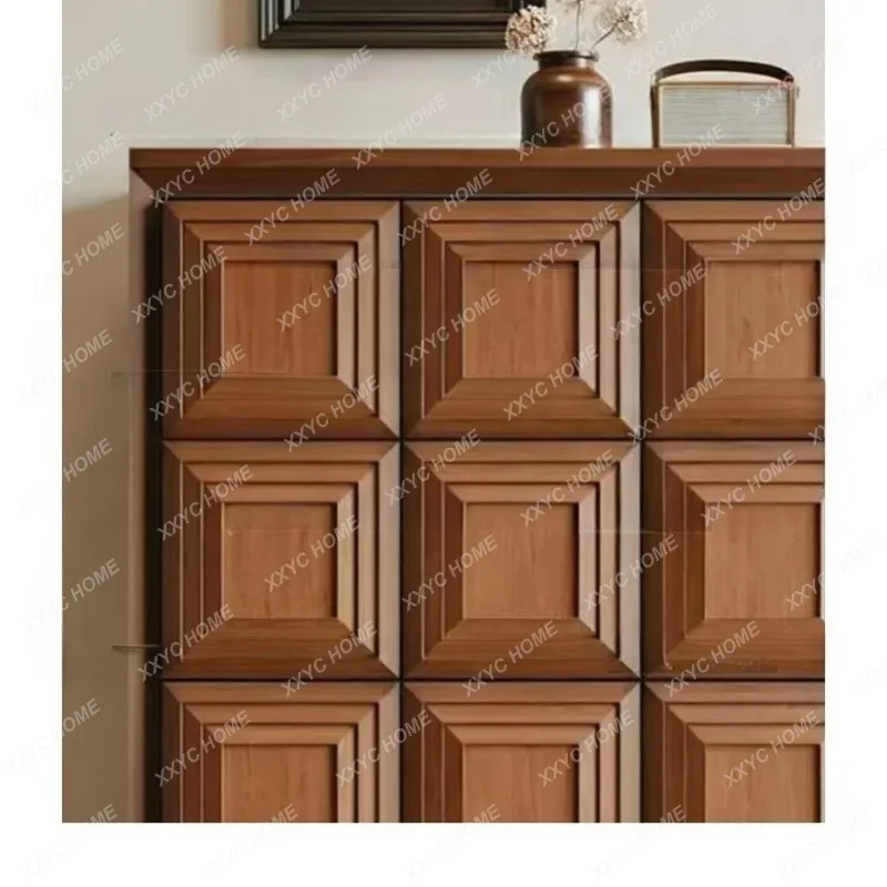 XXFactory Direct Antique Chocolate Design Drawer Locker Living Room Wood Color Drawer Locker