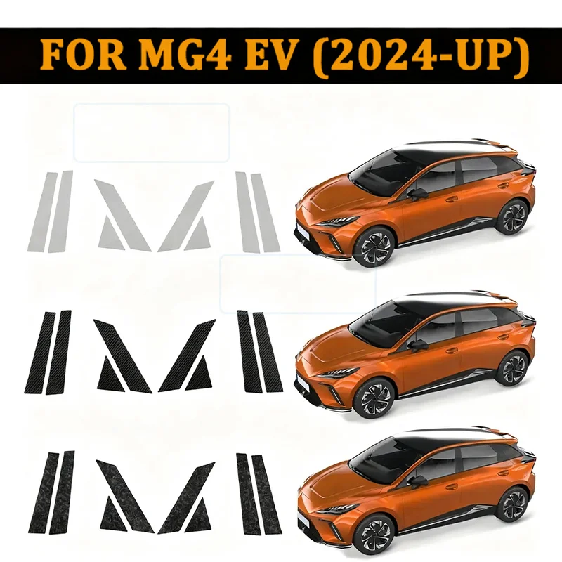 

For MG4 EV 2024 2025 Car Window B Pillar Anti-scratch PET Car Exterior Protective Film Repair Film Accessories Styling