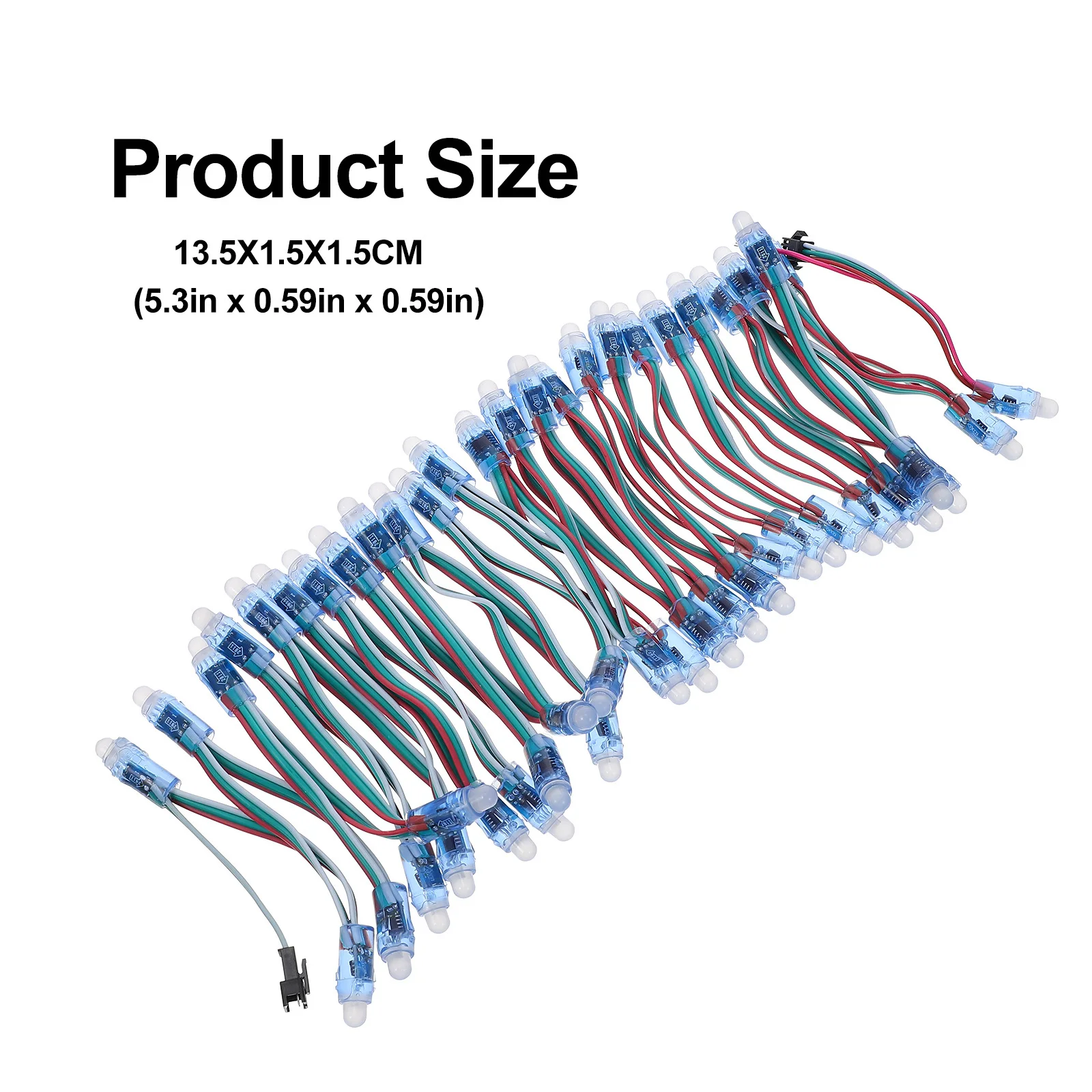 1 set 1 Set Led Light String Waterproof Pixels Lamps For Outdoor Sign Display Decoration Rgb Lamp Accessory Party Holiday