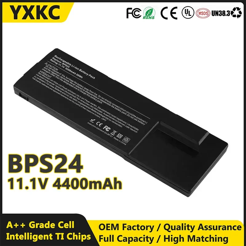 YXKC BPS24 11.1V 4400Mah Laptop Battery for Sony Vaio Laptop Battery VGP-BPL24 VGP-BPS24 VGP-BPSC24 batteries series