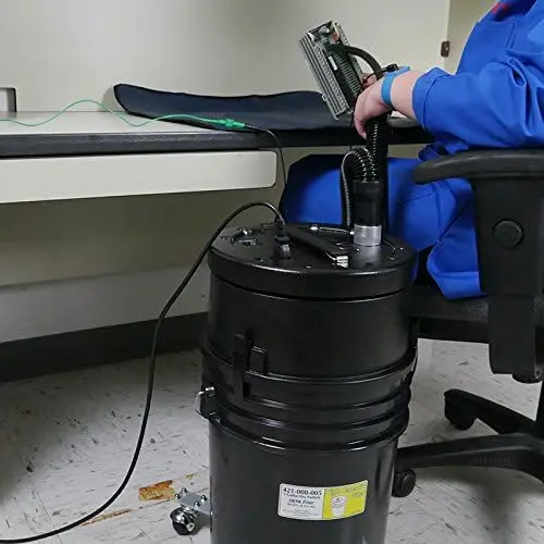 

ESD Safe HEPA 5-галонное ведро в вакууме — проводной, черный