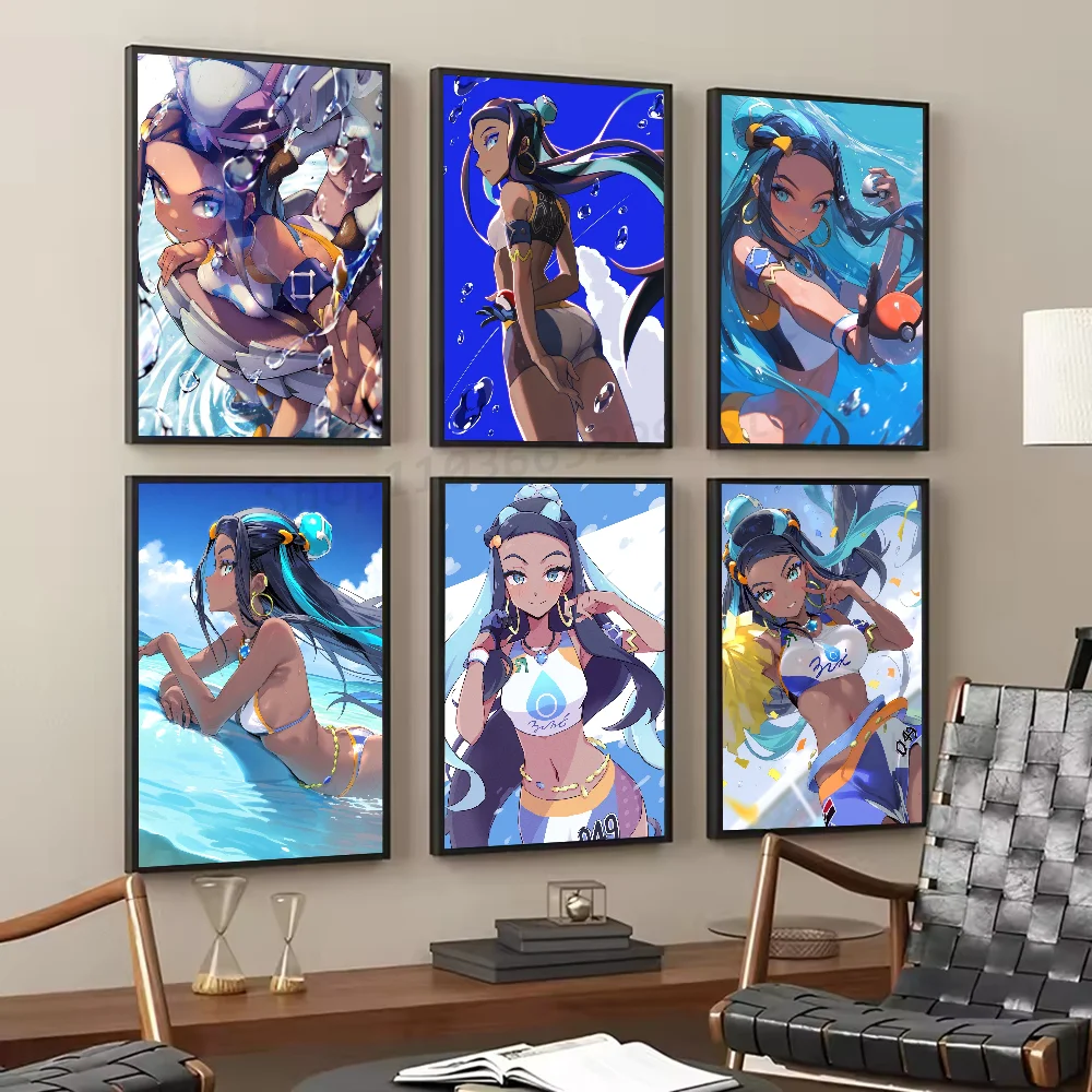 نيسا الرسوم المتحركة P-البوكيمون المشارك ملصق فني طباعة بار أثاث غرفة المعيشة ديكور #1