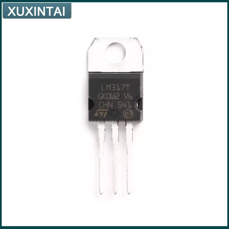 50Pcs/Lot  New Original  LM317T-DG LM317T Linear Voltage Regulator IC Positive Adjustable 1 Output 1.5A TO-220