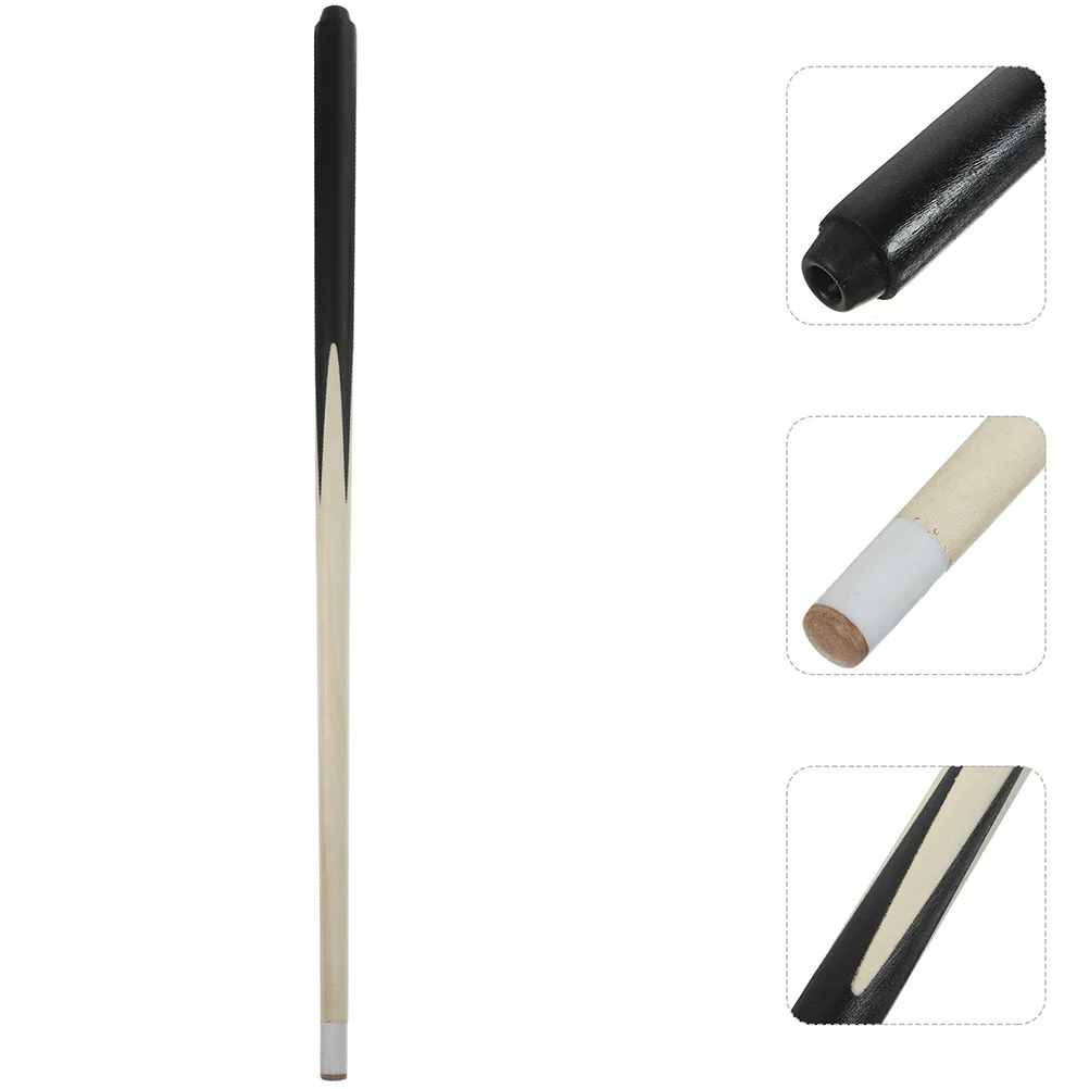 48cm Mini Billiard Cue Stick Short Pool Stick for Children Easy Transport Storage Wooden Lightweight Smooth Grip Longtime Use