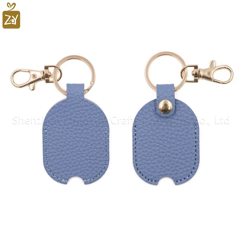 Leather Key Protector Car Key Loop Replacement Vintage Key Sleeve Stylish Keychain Leather Leather Key Sleeve For Women Men